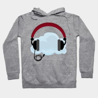 Cloud streaming for today's music lovers with headphone Hoodie